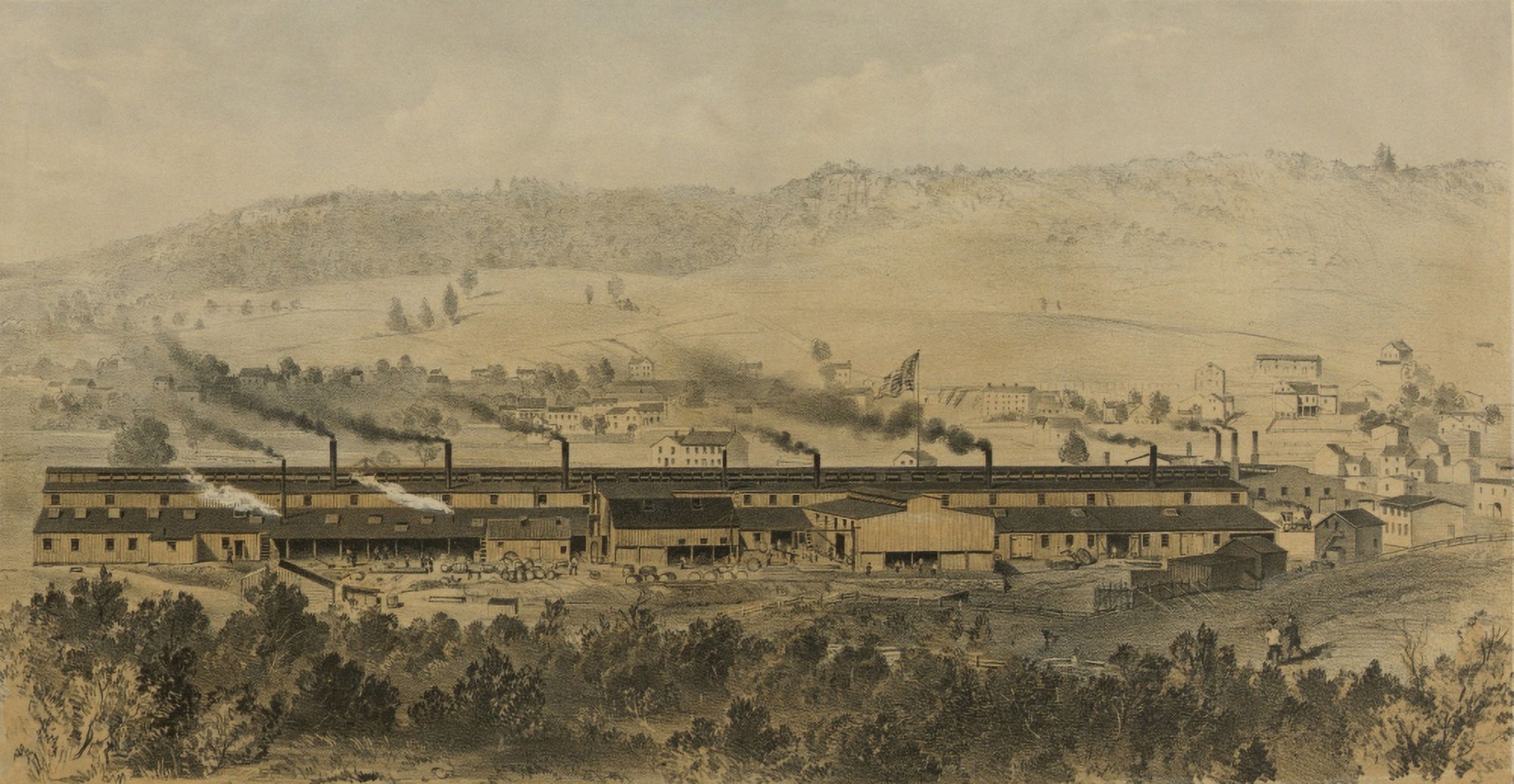 Paterson Iron Company Were Manufacturers Of For Steamboats And