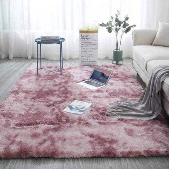 Patgoal Fluffy Rugs Soft Kids Room Rug Baby Nursery Decor Anti-Skid Large Fuzzy Shag Fur Area Rugs Modern Indoor Home Living Room Floor Carpet For Living Room Bedroom Playing Room
