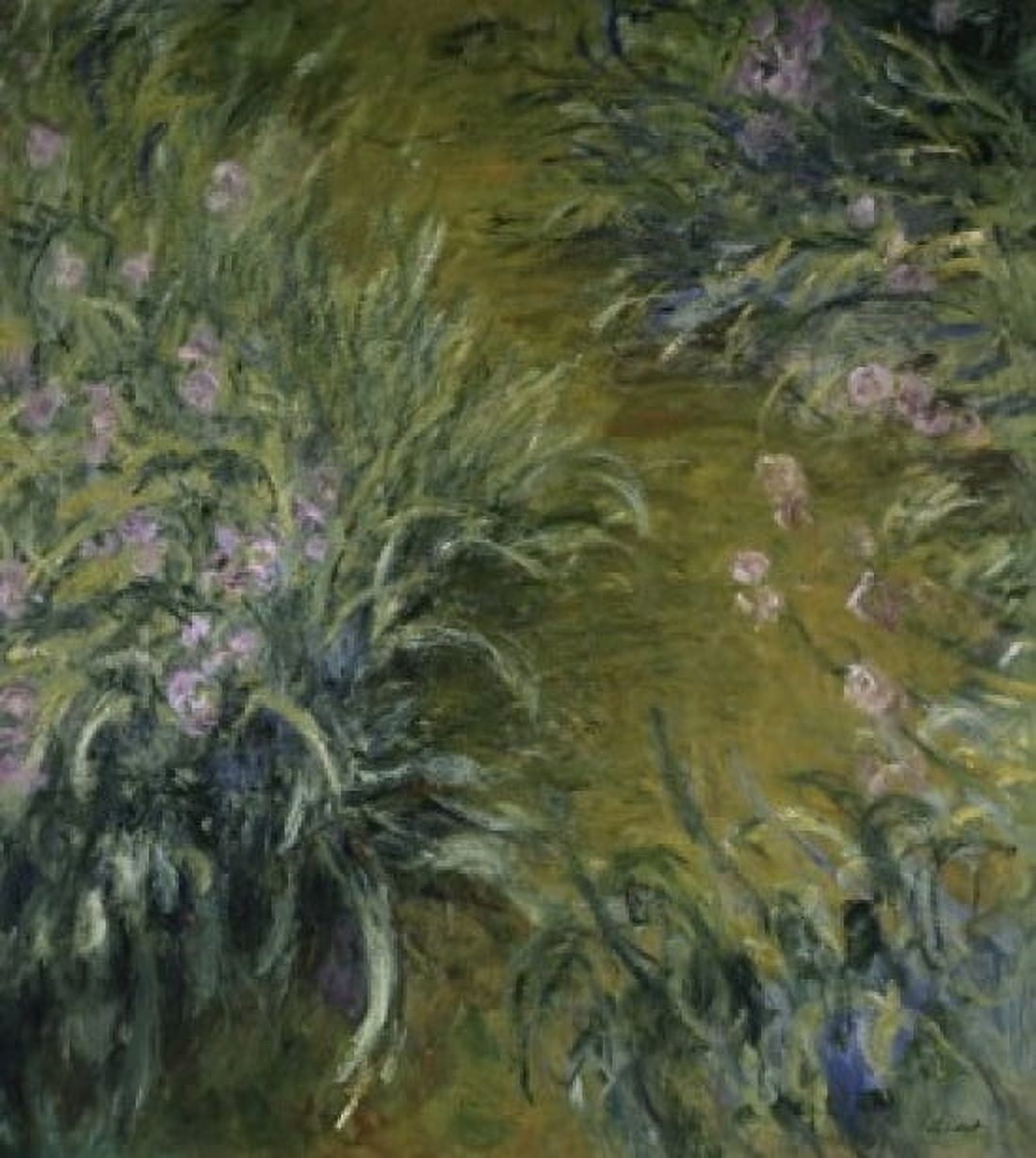 The Path Through the Irises 1914-17 Claude Monet (1840-1926 French) Oil on canvas Annenberg Collection Palm Springs California Canvas Art - Claude Monet (24 x 36)