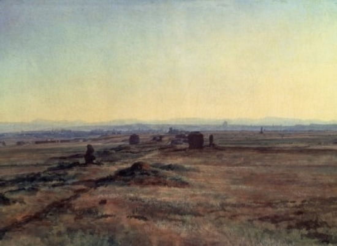 Path in Italy at Sunrise 1845 Aleksandr Andreevic Ivanov (1806-1858 Russian) Oil on canvas Tretyakov Gallery Moscow Russia Canvas Art - Aleksandr Andreevic Ivanov (24 x 36)