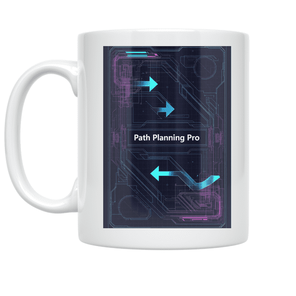 Path Planning Pro Design - Engineer Tech Enthusiast - 11 oz Ceramic Coffee Mug