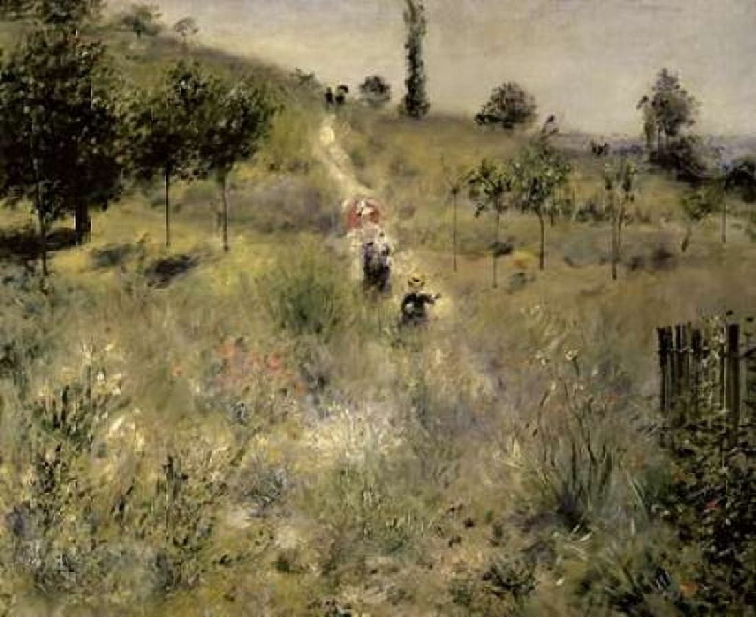 Path Through the Tall Grasses Canvas Art - Pierre-Auguste Renoir (20 x 24)