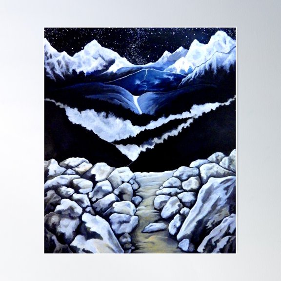 Path To The Future Poster Wall Art, Modern Wall Decor For Living Room Bedroom, 8x12 UNFRAMED