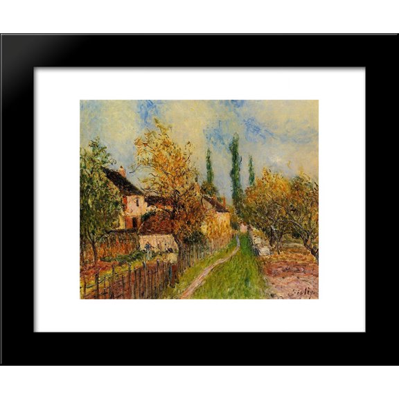 Path at Sablons 20x24 Framed Art Print by Alfred Sisley