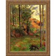 thumbnail image 1 of Path down to the Aven 24x20 Gold Ornate Wood Framed Canvas Art by Paul Gauguin, 1 of 2
