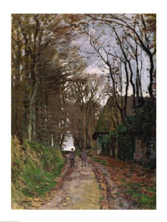 Path in Normandy Canvas Art - Claude Monet (18 x 24)