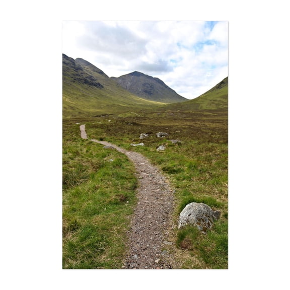 Path of Scots - Scotland United Kingdom Photography Mountain Landscape Nature Scenic Wilderness Rural Unframed Wall Art Print 4 x 6 inches