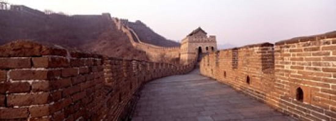 Path on a fortified wall Great Wall Of China Mutianyu China Canvas Art - Panoramic Images (18 x 7)