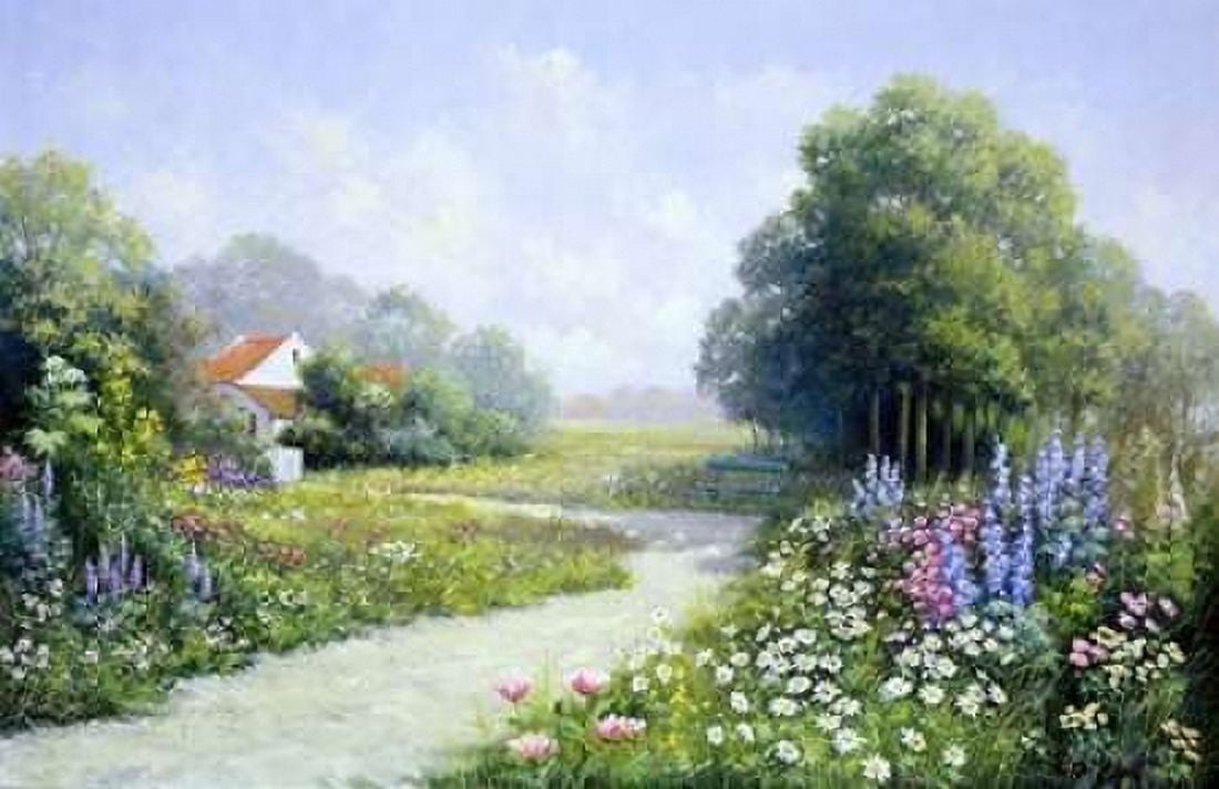 Path to my house Canvas Art - Peter Motz (24 x 36)
