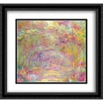 thumbnail image 1 of Path under the Rose Trellises 2x Matted 30x28 Large Black Ornate Framed Art Print by Monet, Claude, 1 of 2