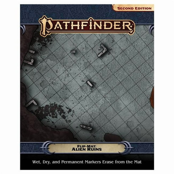 Pathfinder 2 Edition Flip-Mat Alien Ruins Roleplaying Game
