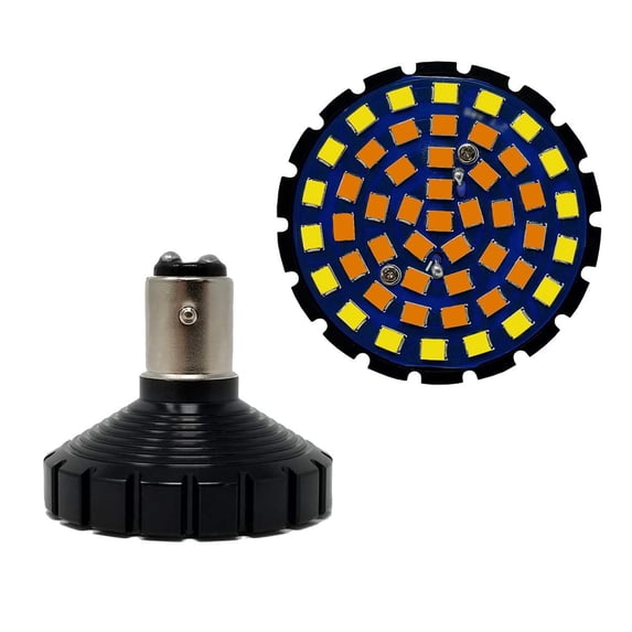 Pathfinder™ 4857SB Bullet Turn Signal Ultra Bright LED - 1157 Style - White/Amber