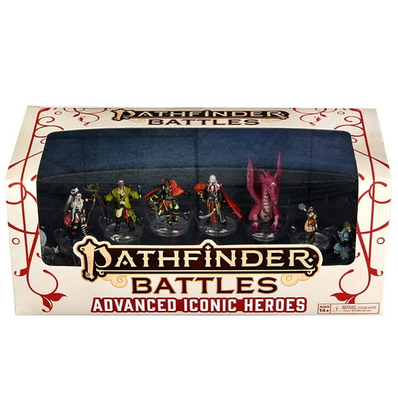 Pathfinder Battles: Advanced Iconic Heroes - 6 Figure Set, Painted, RPG