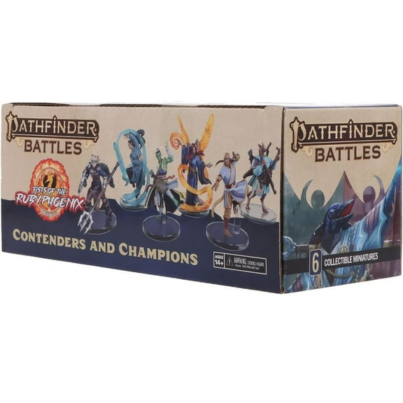 WizKids WZK97548 Pathfinder Battles Fists of the Ruby Phoenix Contenders & Champions Set Miniatures