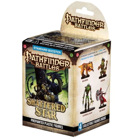 Pathfinder Battles: Shattered Star Four Figure Booster- 4 Miniatures, Randomly Assorted, Pre-painted, RPG