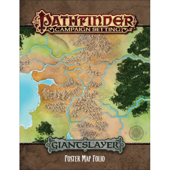 Pre-Owned Pathfinder Campaign Setting: Giantslayer Poster Map Folio (Paperback)