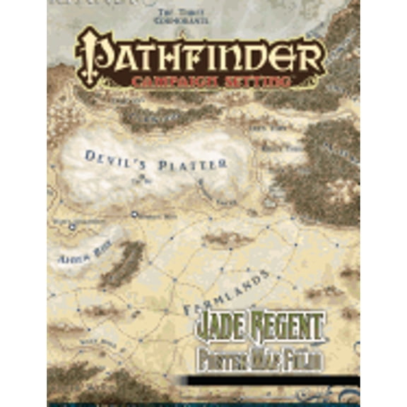Pre-Owned Pathfinder Campaign Setting: Jade Regent Poster Map Folio (Paperback 9781601253996) by Rob Lazzaretti, Paizo Staff