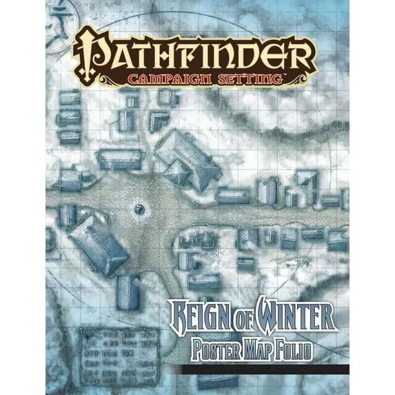 Pathfinder Campaign Setting: Reign of Winter Poster Map Folio (Paperback)