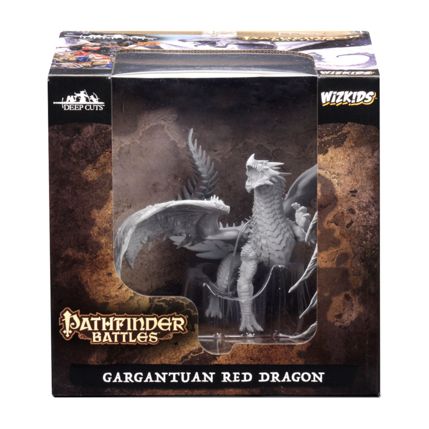 Pathfinder Deep Cuts Unpainted Miniatures: Gargantuan Red Dragon - image 1 of 5