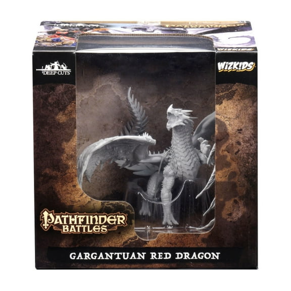 Pathfinder Deep Cuts Unpainted Miniatures: Gargantuan Red Dragon