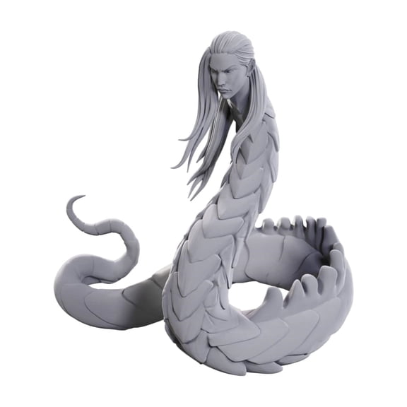 WizKids Pathfinder Deep Cuts Lunar Naga | Unpainted Miniatures | Wave 23