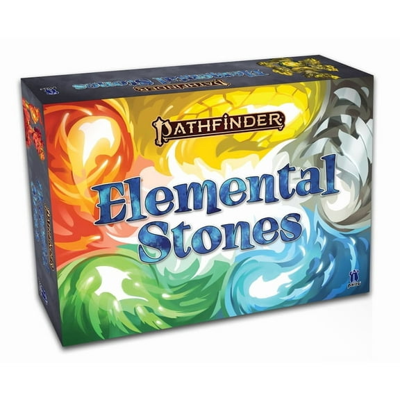 Paizo Games Pathfinder Elemental Stones Board Game, (Hardcover)