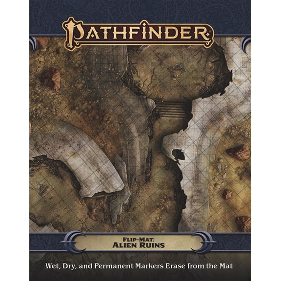 Pathfinder Flip-Mats Pathfinder Flip-Mat: Alien Ruins, (Paperback)