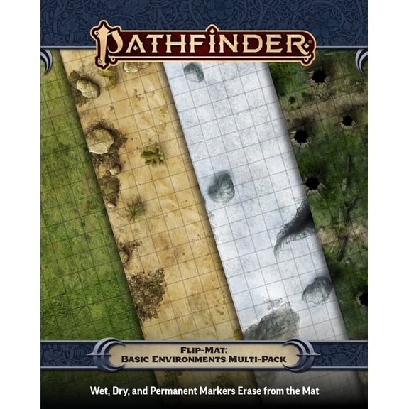 Pathfinder Flip-Mats Pathfinder Flip-Mat: Basic Environments Multi-Pack, (Paperback)
