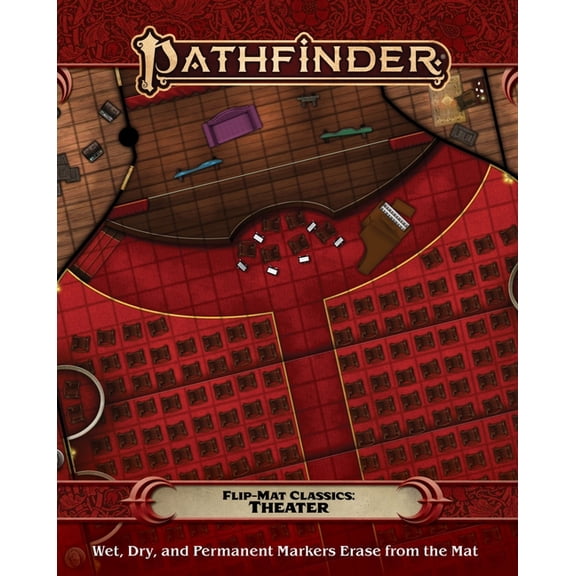Pathfinder Flip-Mats Pathfinder Flip-Mat Classics: Theater, (Paperback)