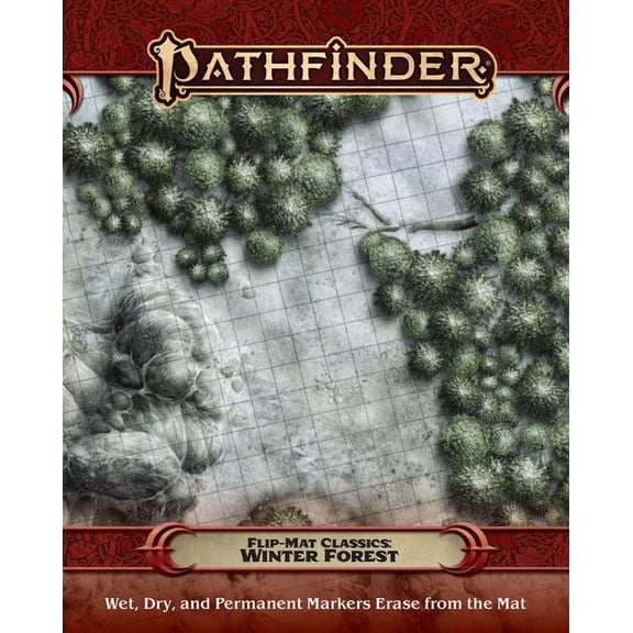 Pathfinder Flip-Mats Pathfinder Flip-Mat Classics: Winter Forest, (Paperback)