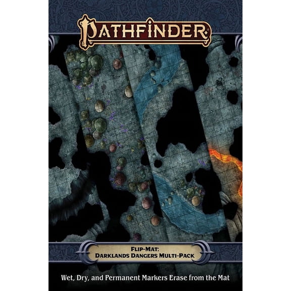 Pathfinder Flip-Mat: Darklands Dangers Multi-Pack, (Paperback)