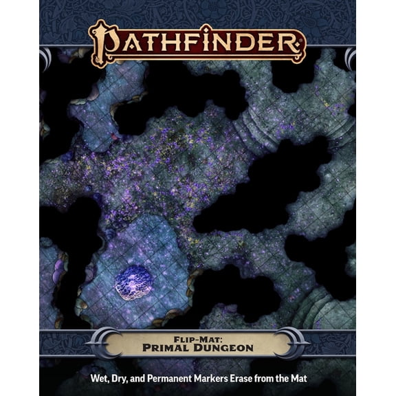 Pathfinder Flip-Mats Pathfinder Flip-Mat: Primal Dungeon, (Paperback)