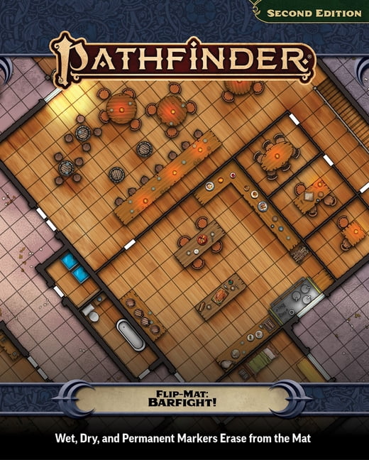 Pathfinder Flip-Mats Pathfinder Flip-Mat: Barfight!, (Paperback)