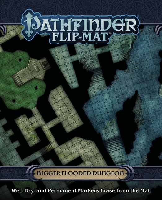 Pathfinder Flip-Mats Pathfinder Flip-Mat: Bigger Flooded Dungeon ...