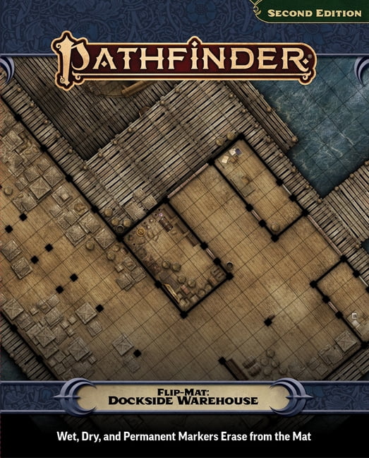 Pathfinder Flip-Mats Pathfinder Flip-Mat: Dockside Warehouse, (Paperback)