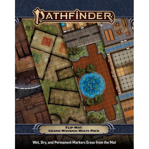 Pathfinder Flip-Mats Pathfinder Flip-Mat: Grand Mansion Multi-Pack, (Paperback)