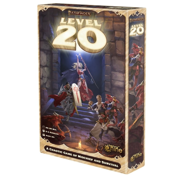 Pathfinder: Level 20 - Strategy Boardgame, Ages 10+, 2-6 Players, 20-30 Min
