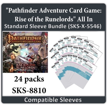 "Pathfinder Rise of Runelords" Compatible Sleeve Bundle (8810 X 24)