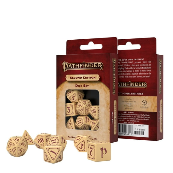Pathfinder Second Edition Dice Set