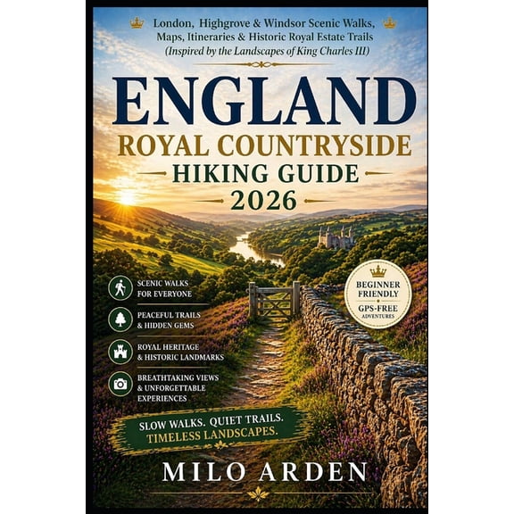 The Pathfinder Trails England Royal Countryside Hiking Guide 2026: London, Highgrove & Windsor Scenic Walks, Maps, Itineraries & Historic Roya, Book 1, (Paperback)
