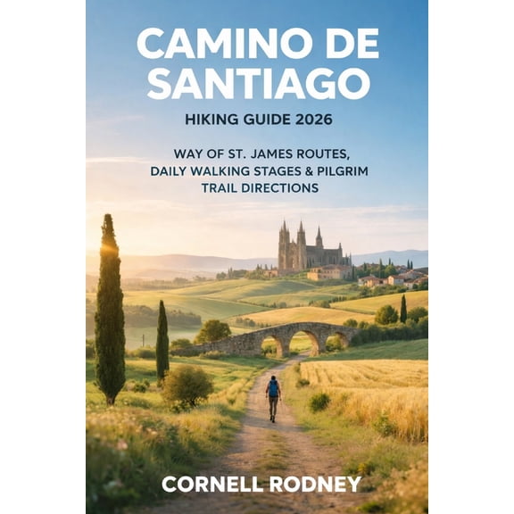 Pathfinder Travel and Adventure Guides Camino de Santiago Hiking Guide 2026: Way of St. James Routes, Daily Walking Stages & Pilgrim Trail Directions, Book 78, (Paperback)