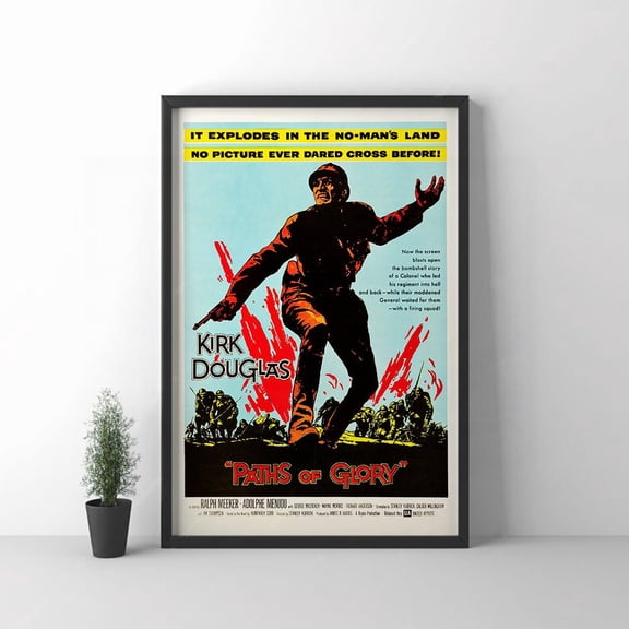 Paths Of Glory Movie Poster, Vintage Stanley Kubrick Film Wall Art Print