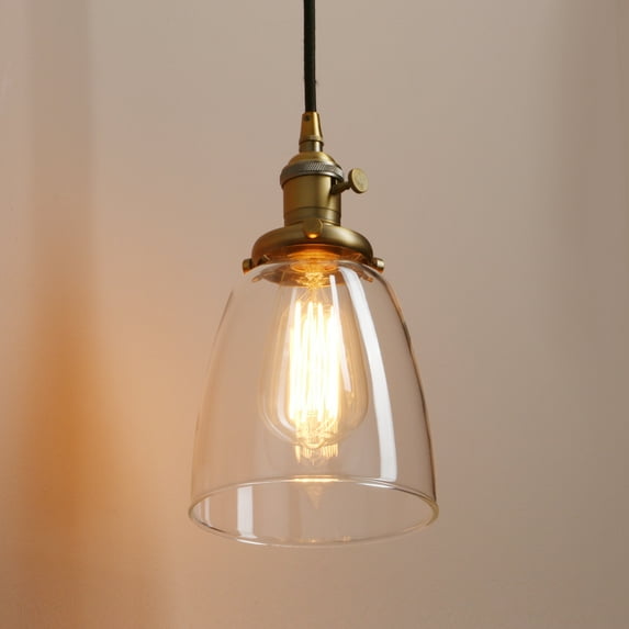 Pathson 1-Light Indusrtial Pendant Light, 200cm Adjustable Cable Ceiling Lighting for Kitchen Island