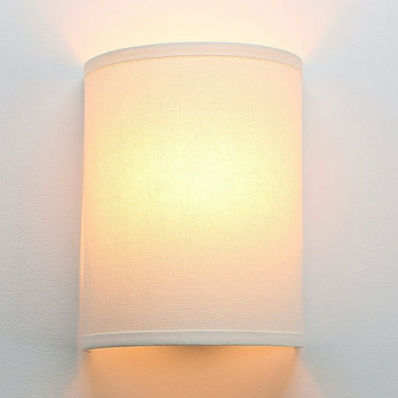 Pathson Industrial Fabric Wall Lamp for Bedroom Living Room Corridor Study