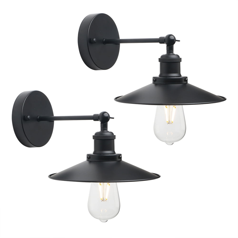Pathson Vintage 2 Pack Wall Sconce Lighting Bathroom Vanity Lights Metal Wall Light Fixtures