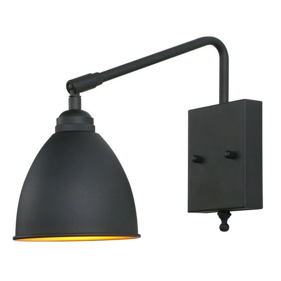 Pathson Vintage Wall Sconce Adjustable Swing Arm Wall Light for Living Room Bedroom