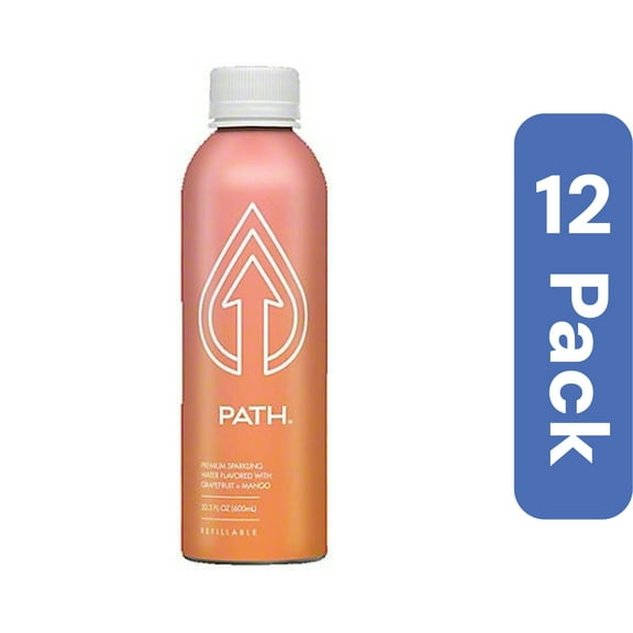 Pathwater Sparkling Water Grapefruit Mango 20.3 oz (Pack Of 12)