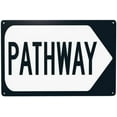 thumbnail image 1 of Pathway Right Arrow Sign Metal Signs, Cautions Security Tin Sign, Safety Warning Signs, Street Business Wall Decor 12 X 8 Inch, 1 of 4