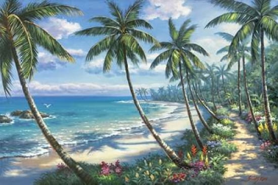 Pathway To Paradise Canvas Art - Sung Kim (24 x 36)