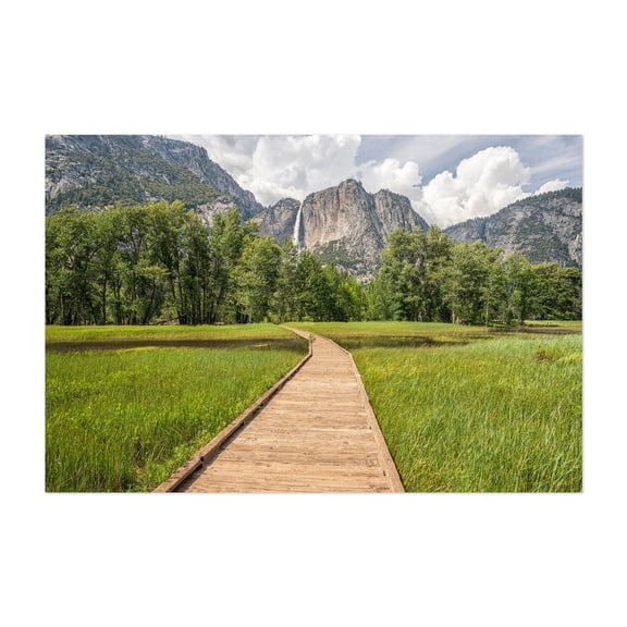 Pathway to Serenity - Yosemite Valley - Photography Unframed Wall Art Print 5 x 7 inches